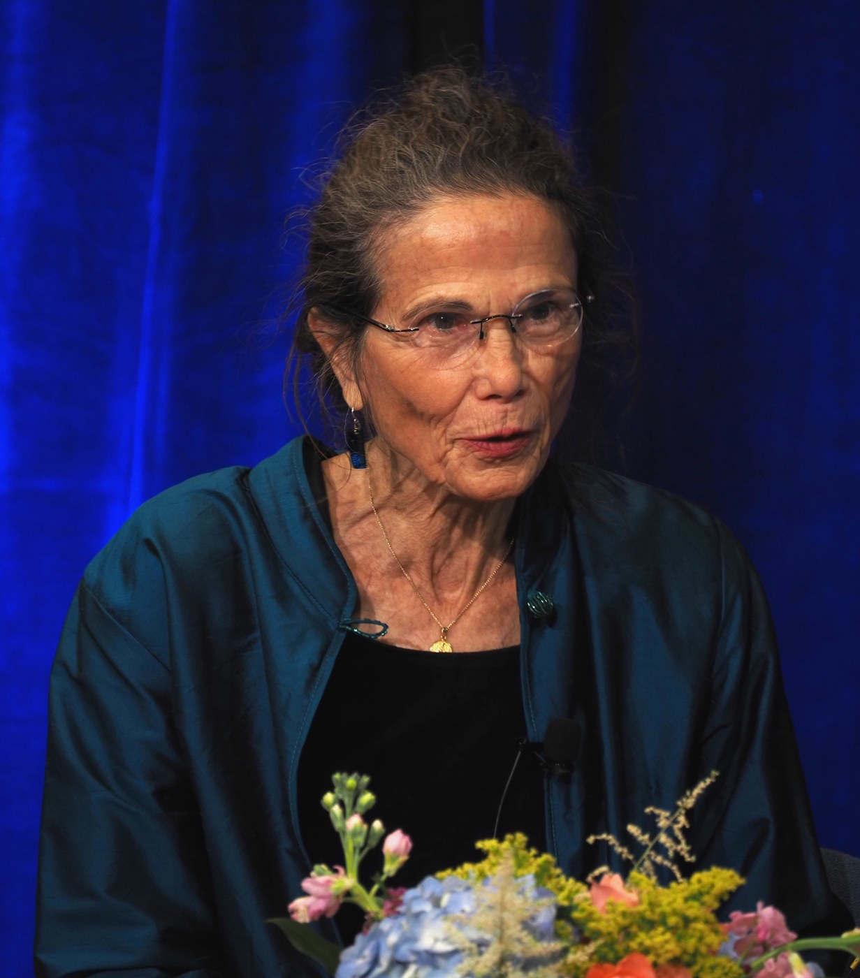 Julia Alvarez reading at the 2026 Lannan Literary Festival.