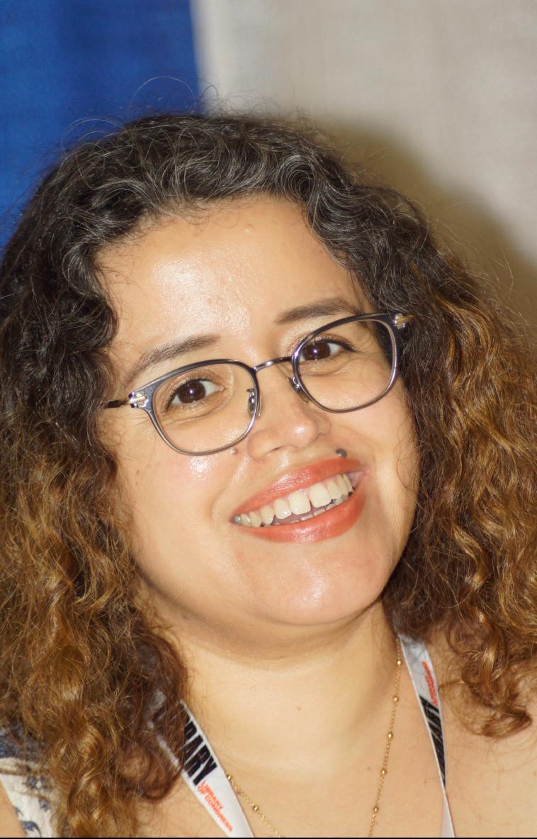 Silvia Moreno-Garcia at the 2026 National Book Fair in Washington, D.C.